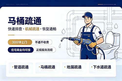 瑞昌马桶疏通
